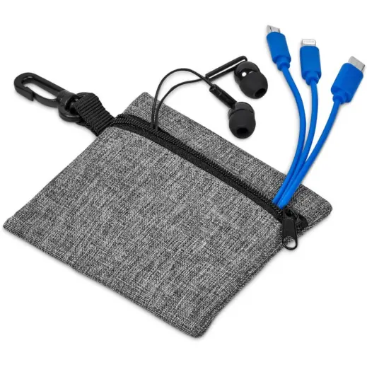Altitude Zenia Earbuds & Tri-Cable Set Blue